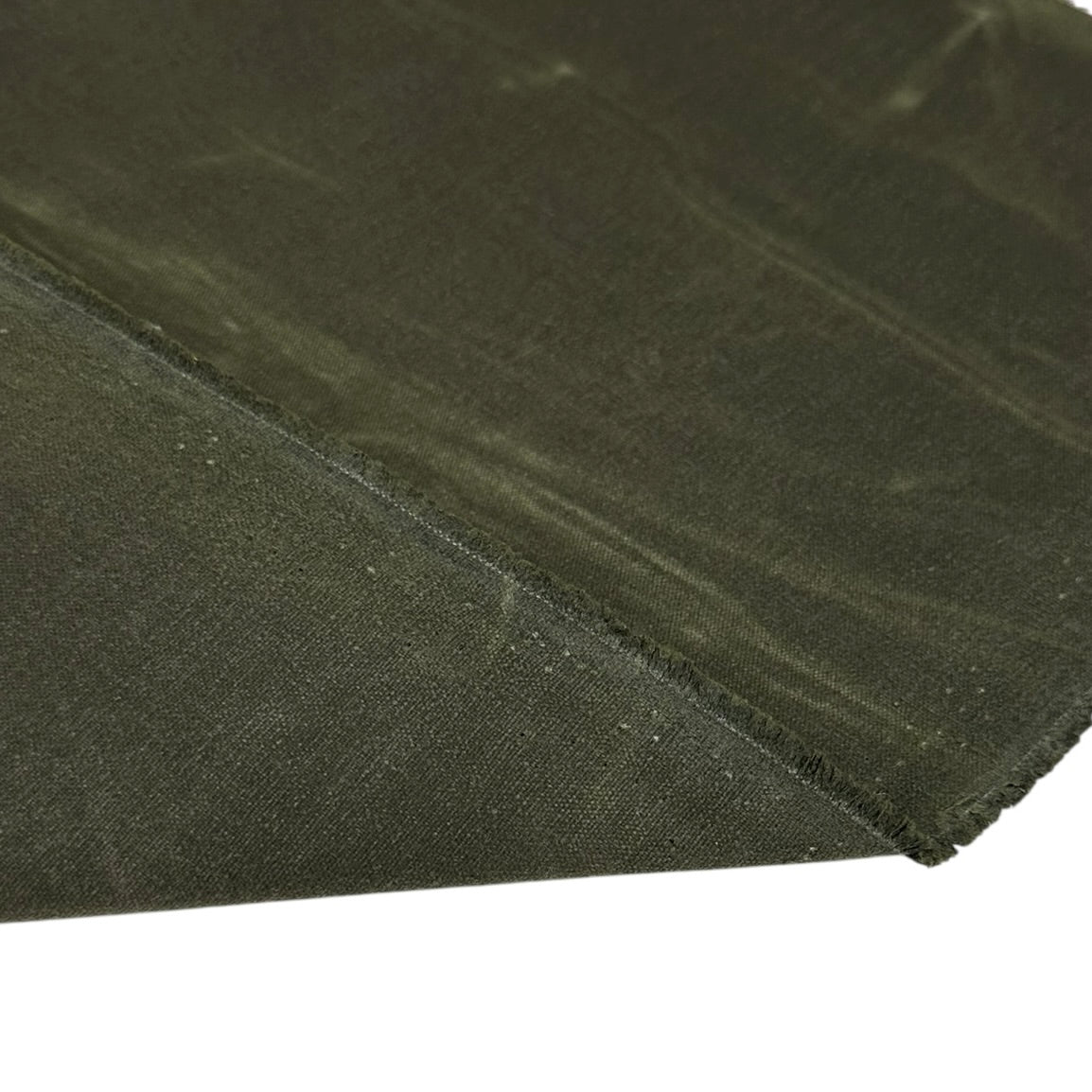 Waxed Cotton Canvas 13oz - Olive