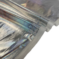 Holographic Iridescent Foil Jersey - Silver