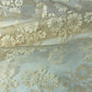 Floral Embroidered Lace - Peach