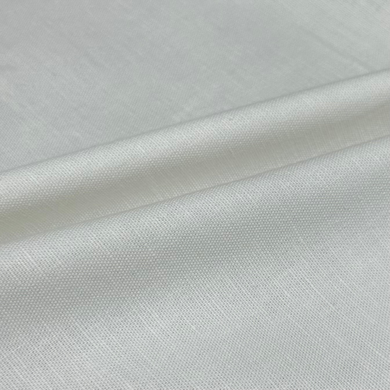 Medium Weight Linen - White