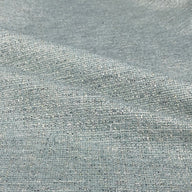 Chenille Woven Upholstery Remnant  - Blue/White