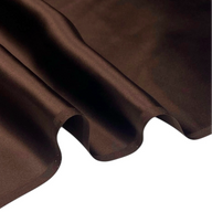 Mulberry Silk Charmeuse Satin - Dark Brown
