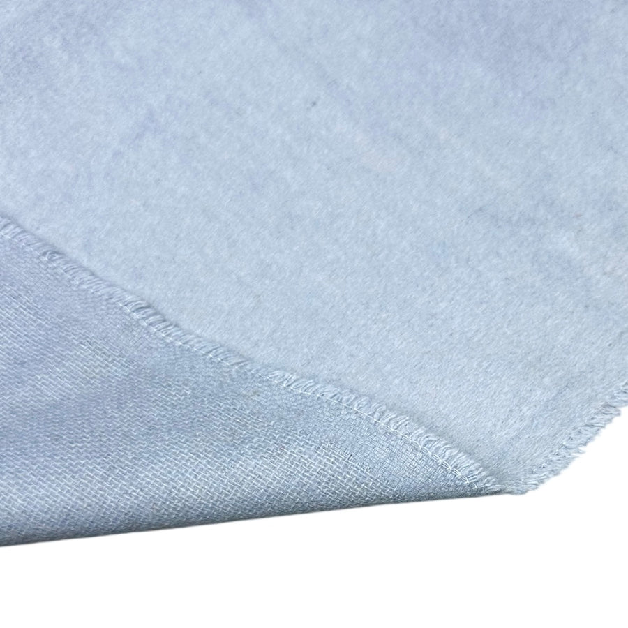 Mohair Wool Coating - Dusty Blue