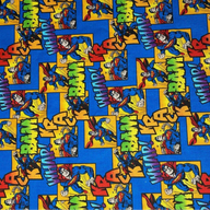 Printed Quilting Cotton Remnant - Superman