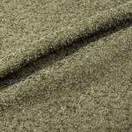 Boucle Interfaced Upholstery Remnant  - Olive