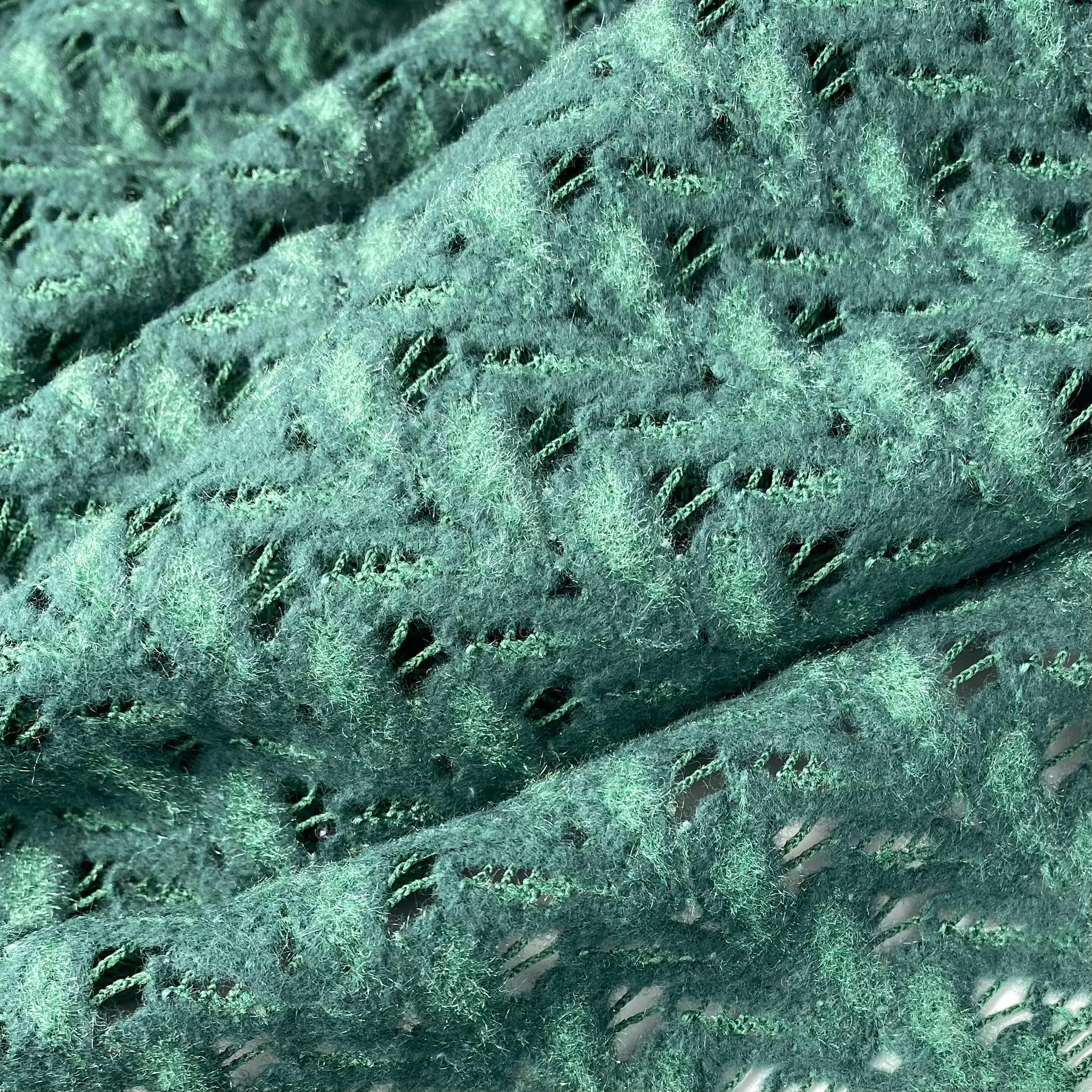 Crochet Lace - Remnant - Green