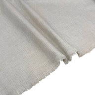 Woven Upholstery Remnant - Heathered Ivory