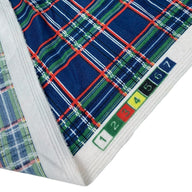 Printed Plaid - Blue/Red/Green