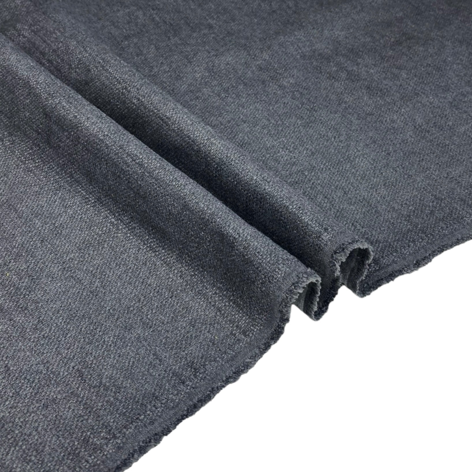 Chenille Upholstery Remnant  - Grey