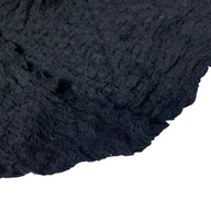Crinkled Stretch Knit - Black