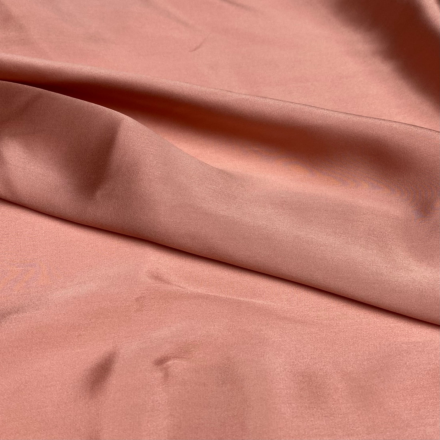 Mulberry Silk Charmeuse Satin - Dark Peach