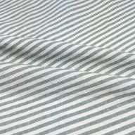 Striped Organic Cotton - Green/White
