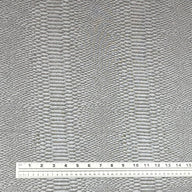 Snake Patterned Polyester Textured Stretch Knit - Grey