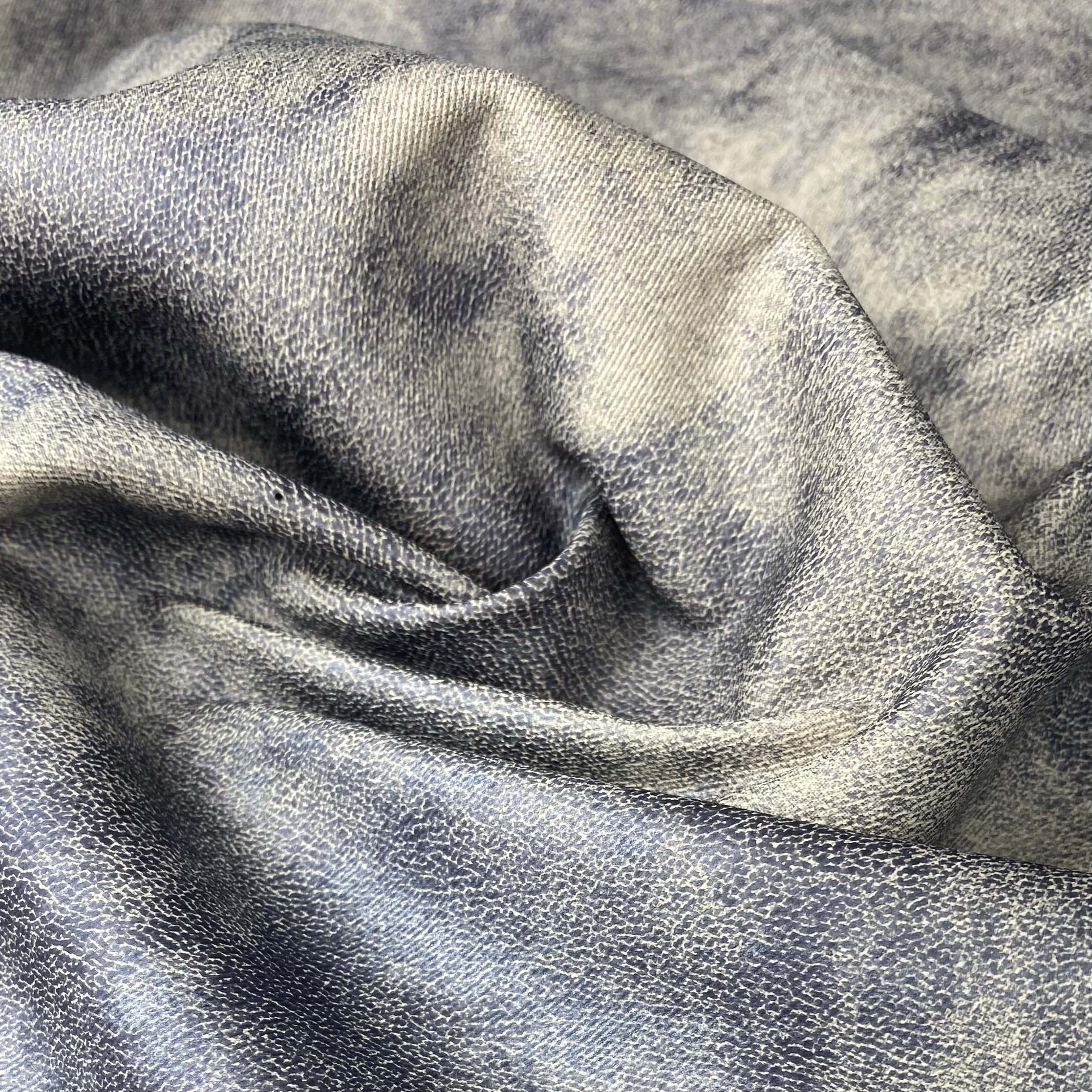Distressed Coated Stretch Twill Canvas - Sand
