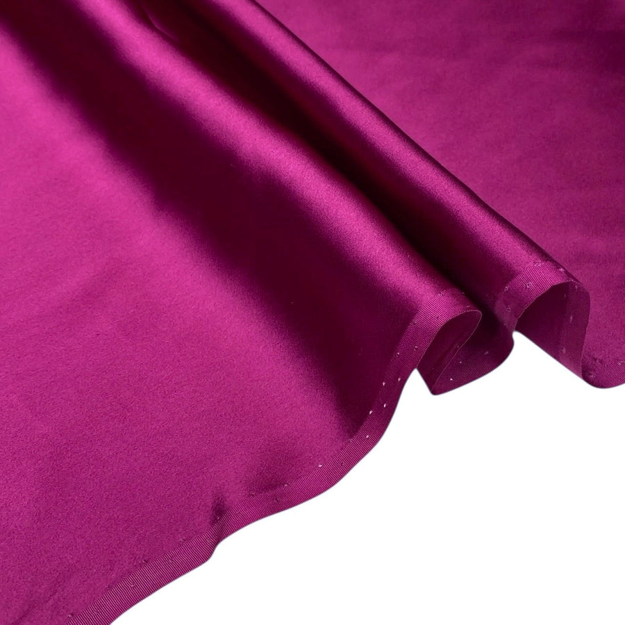 Mulberry Silk Charmeuse Satin - Fuchsia