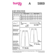 Burda Easy 5969 - Pants Sewing Pattern