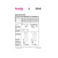 Burda Style 5946 - Pants Sewing Pattern