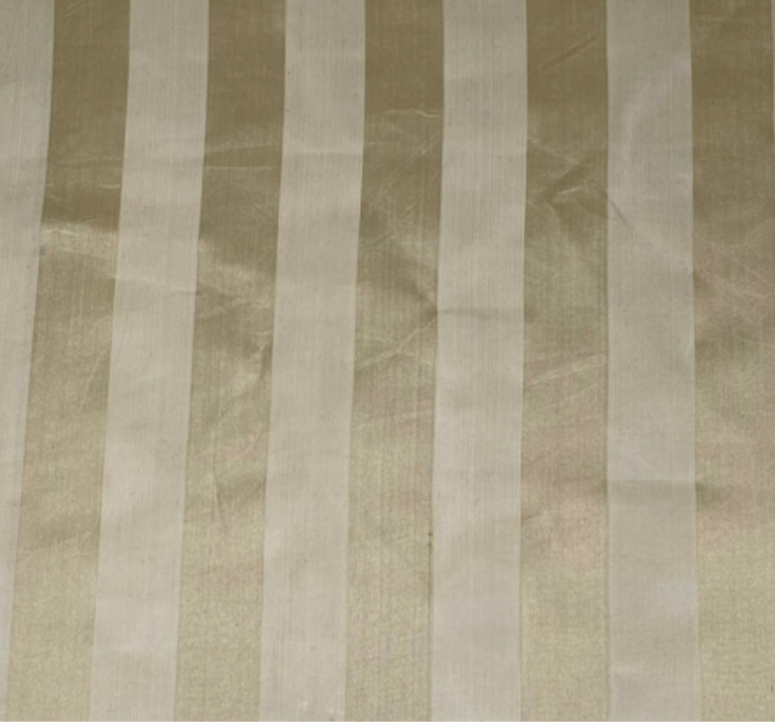 Striped Silk Organza - Gold