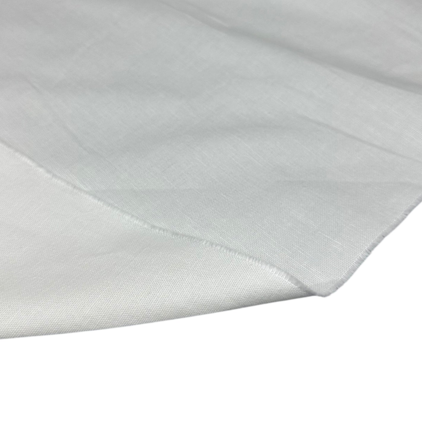 Medium Weight Linen - White
