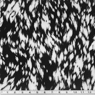 Lightweight Printed Cotton - Black/White/Grey