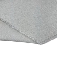Chenille Upholstery Remnant - Grey/White