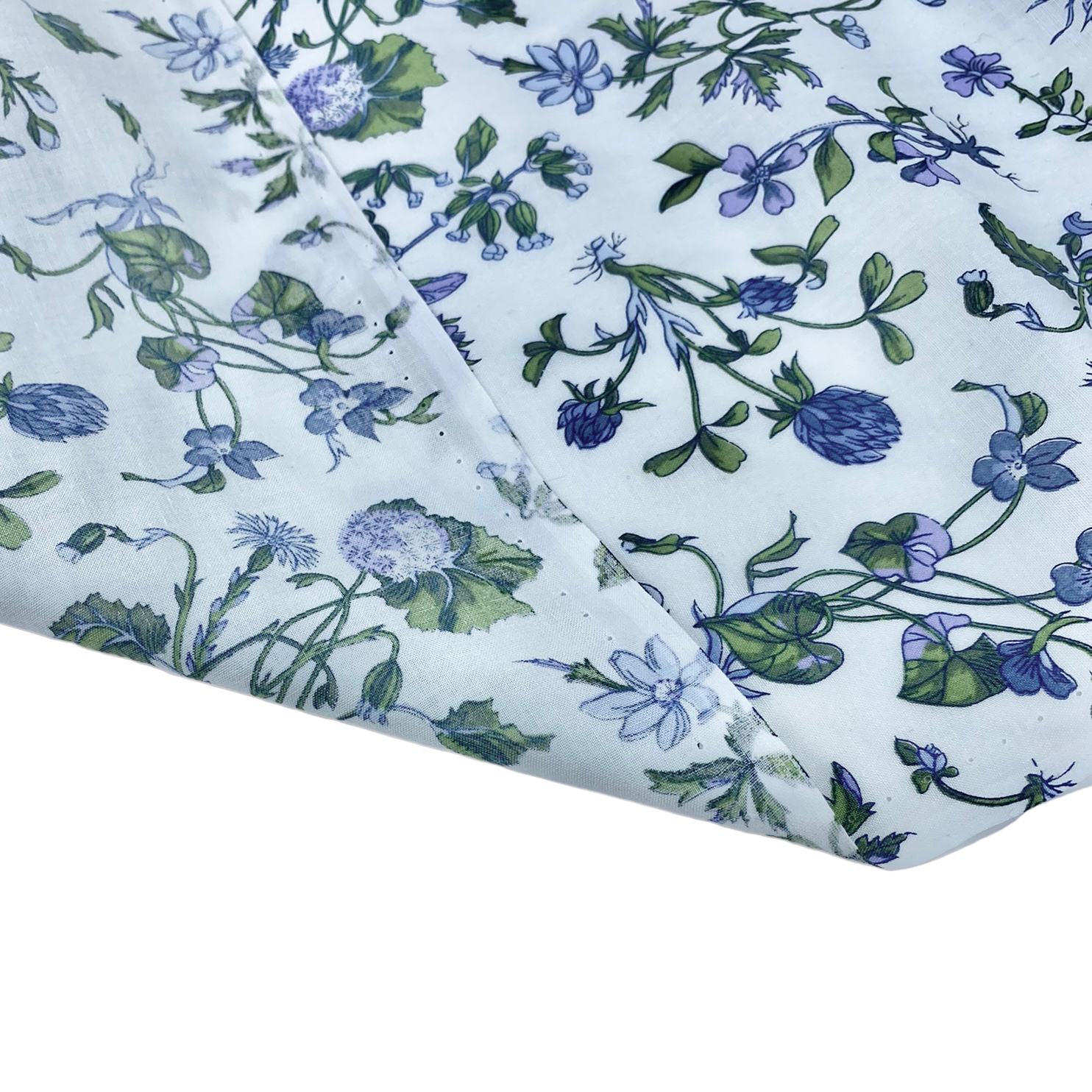 Liberty Printed Tana Lawn Cotton - Floral - White/Green/Blue/Lilac