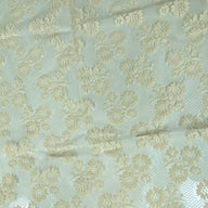 Floral Embroidered Lace - Peach