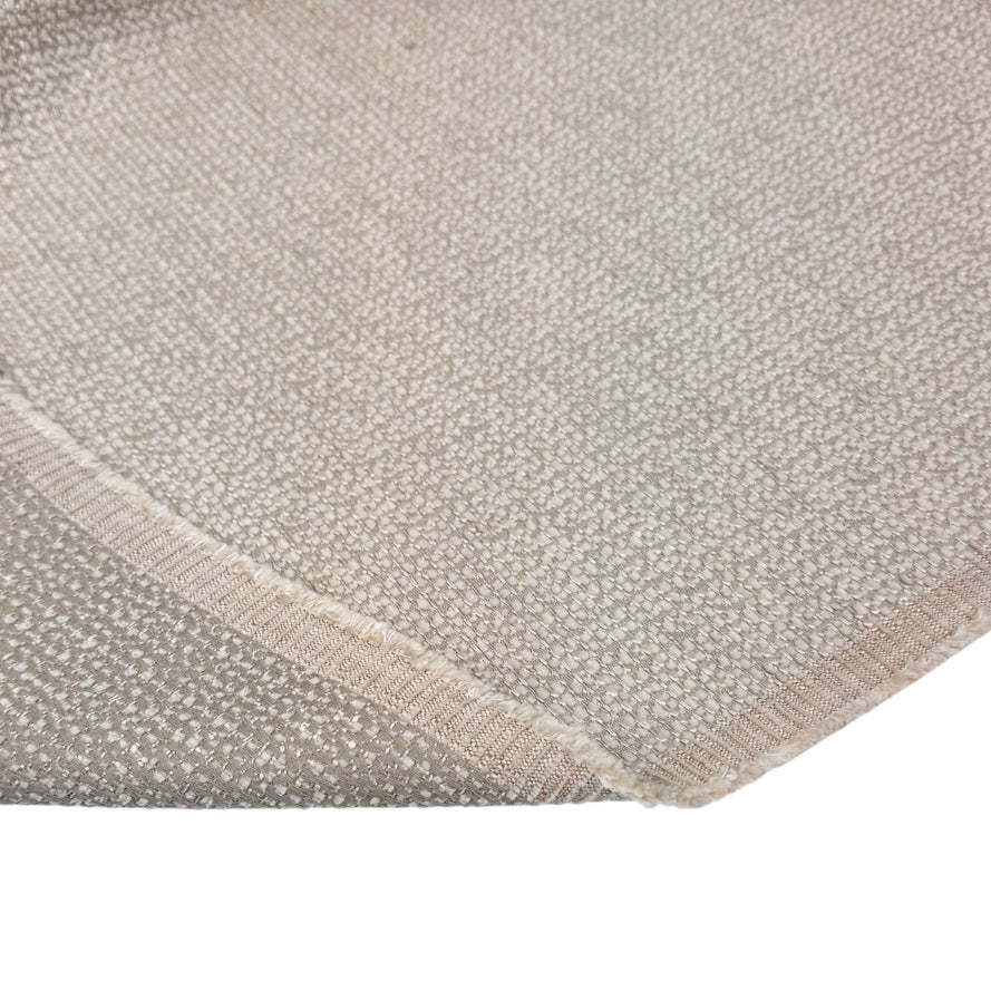 Woven Upholstery Remnant - Ivory/Beige