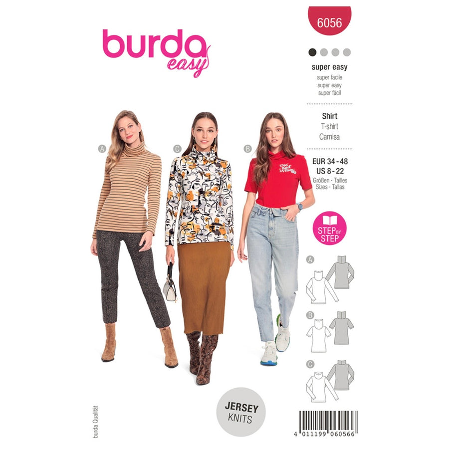 Burda Easy 6056 - Shirt Sewing Pattern