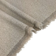 Boucle Wool Upholstery Remnant  - Beige