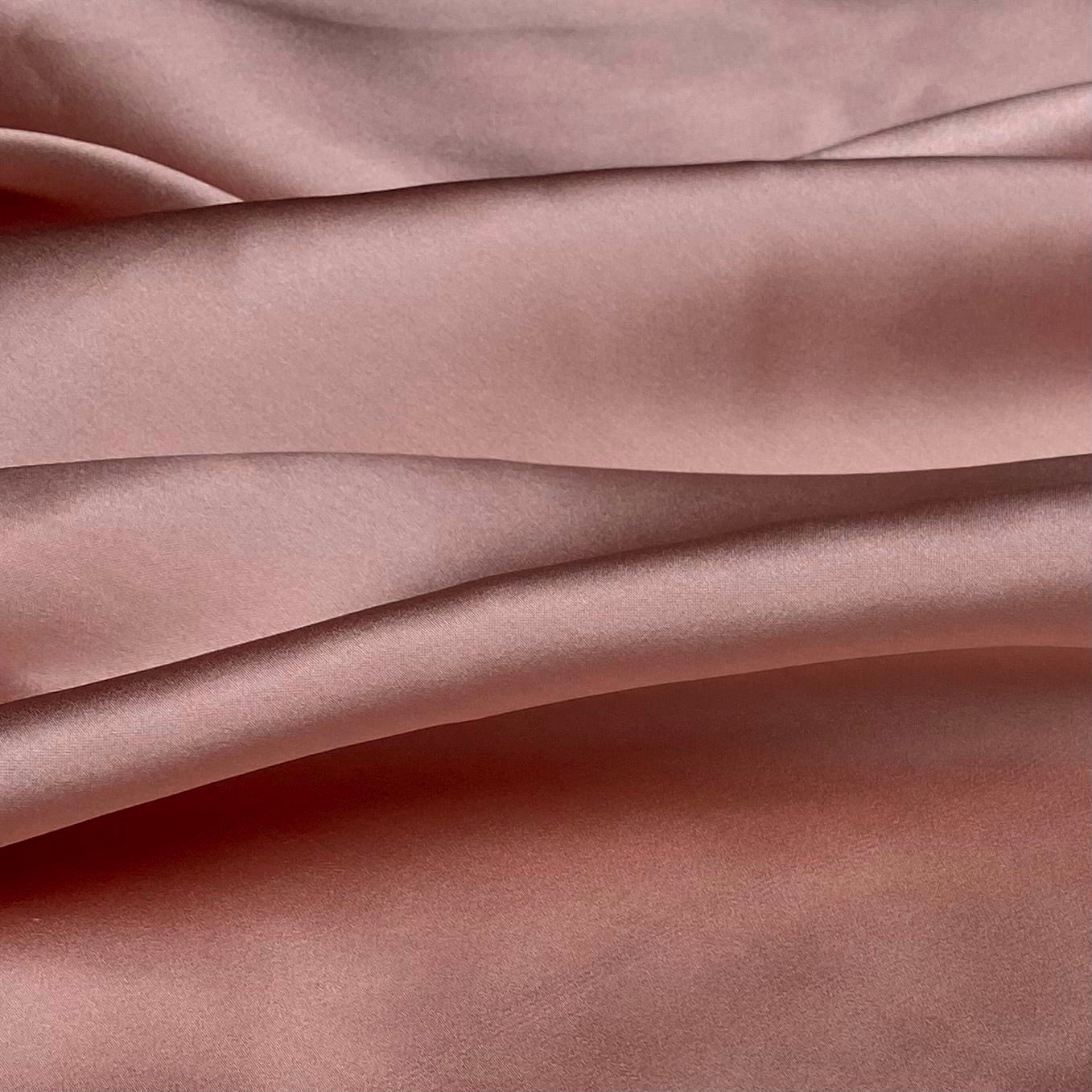 Mulberry Silk Charmeuse Satin - Dusty Pink