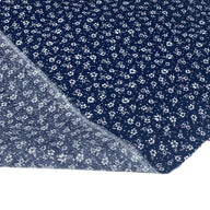 Small Floral Lightweight Printed Cotton - Blue/White