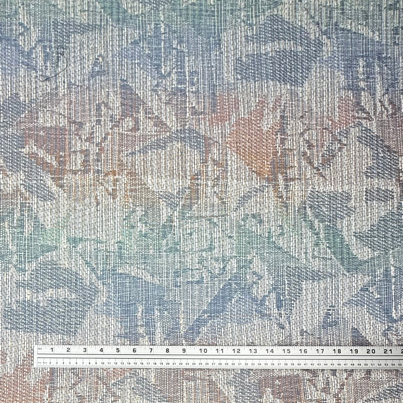 Patterned Upholstery Remnant - White/Pink/Blue/Green