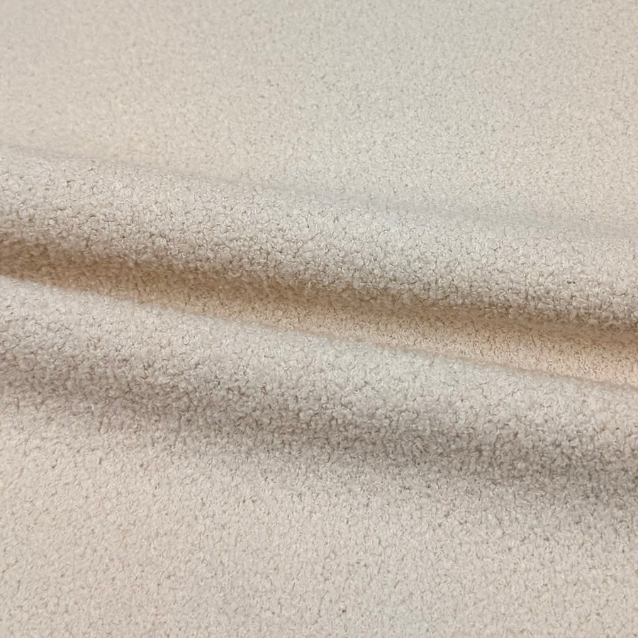 Boucle Upholstery Remnant  - Bone