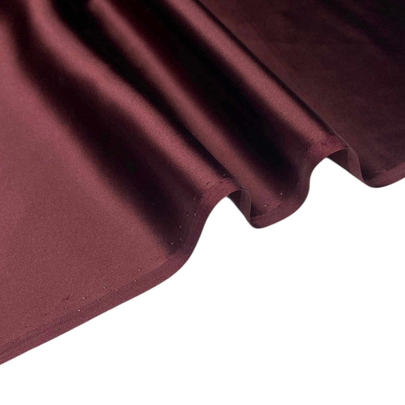 Mulberry Silk Charmeuse Satin - Wine