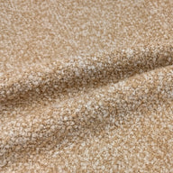 Boucle Wool Upholstery Remnant - Beige/White