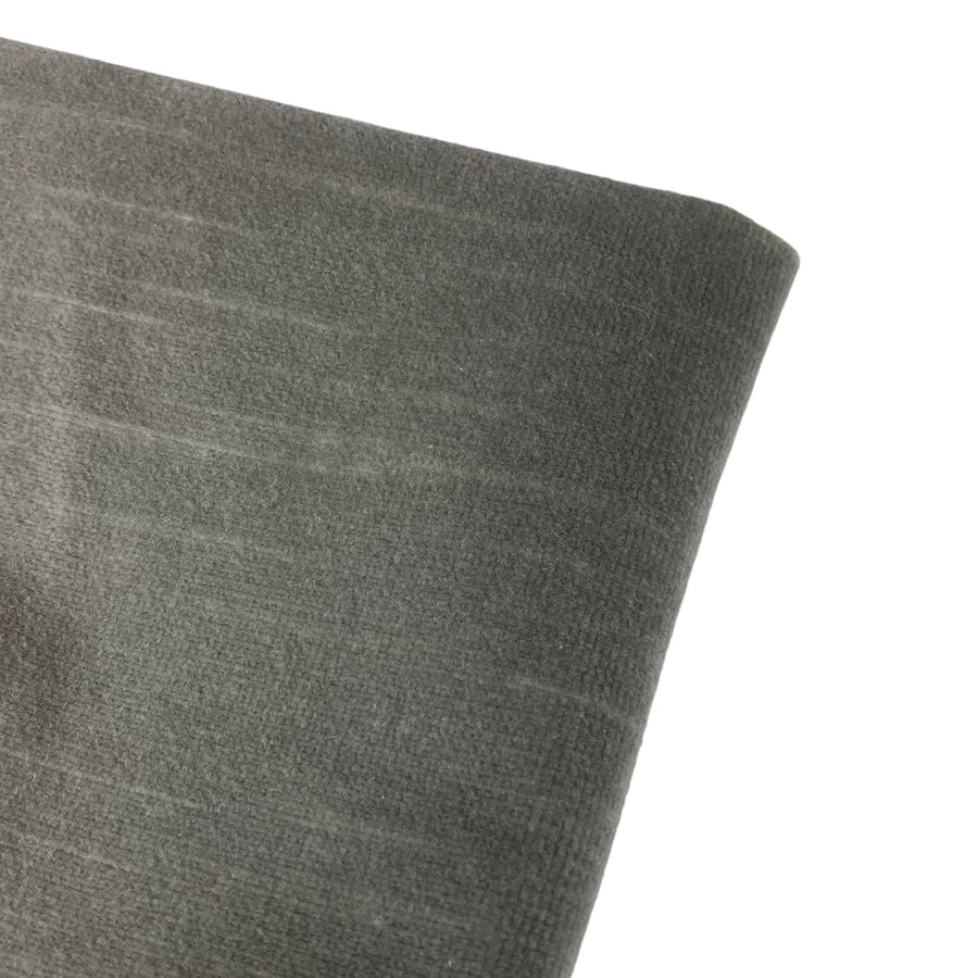 Velvet Upholstery - Designer Remnant - Light Grey