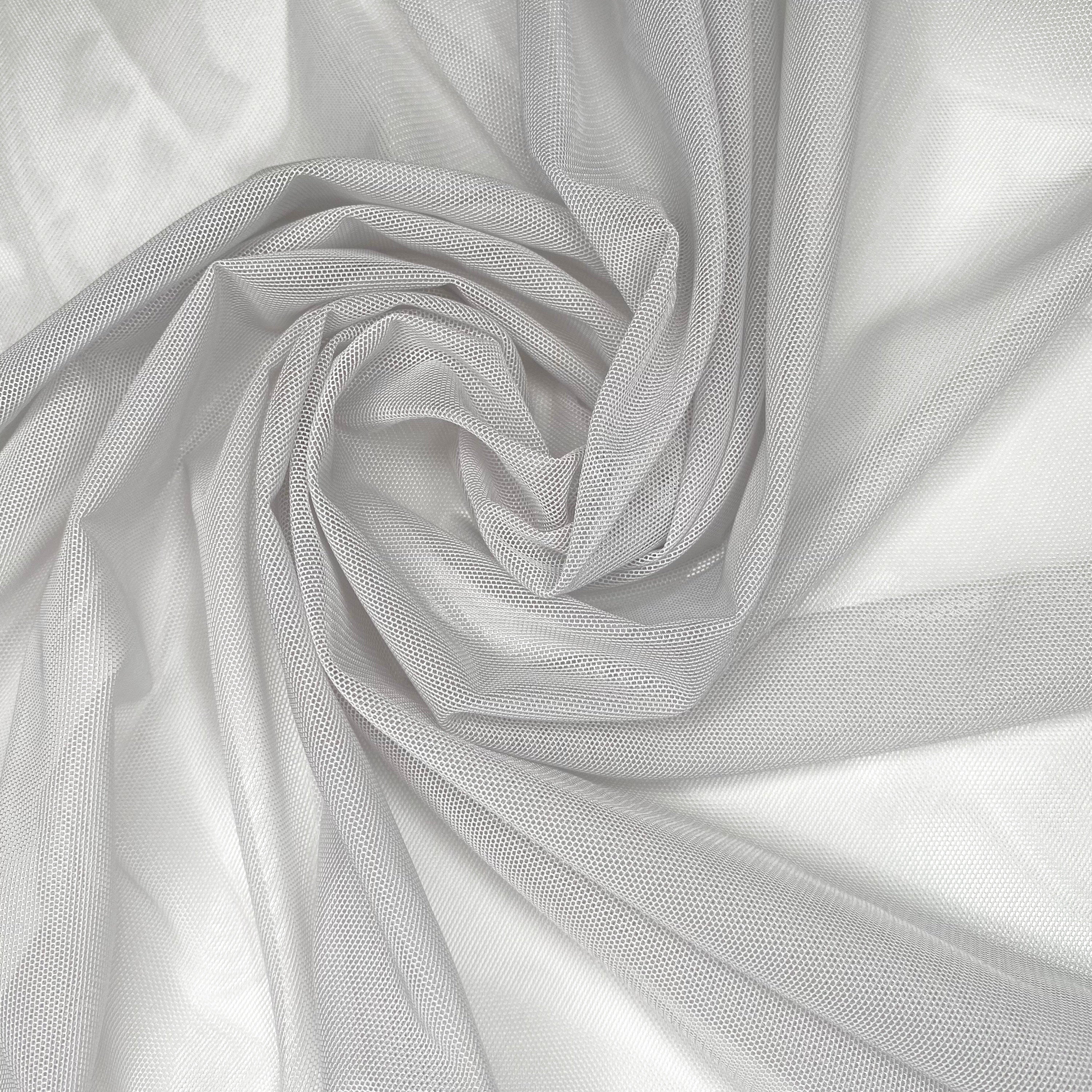 Stretch Power Mesh - Light Grey