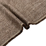 Woven Upholstery Remnant - Brown/White
