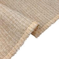Woven Chenille Upholstery Remnant - Heathered Beige