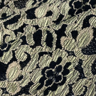 Floral Lace - Black/Beige