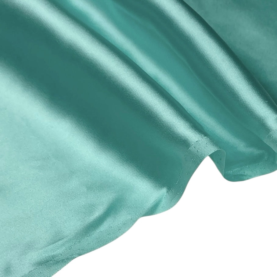 Mulberry Silk Charmeuse Satin - Aqua Blue