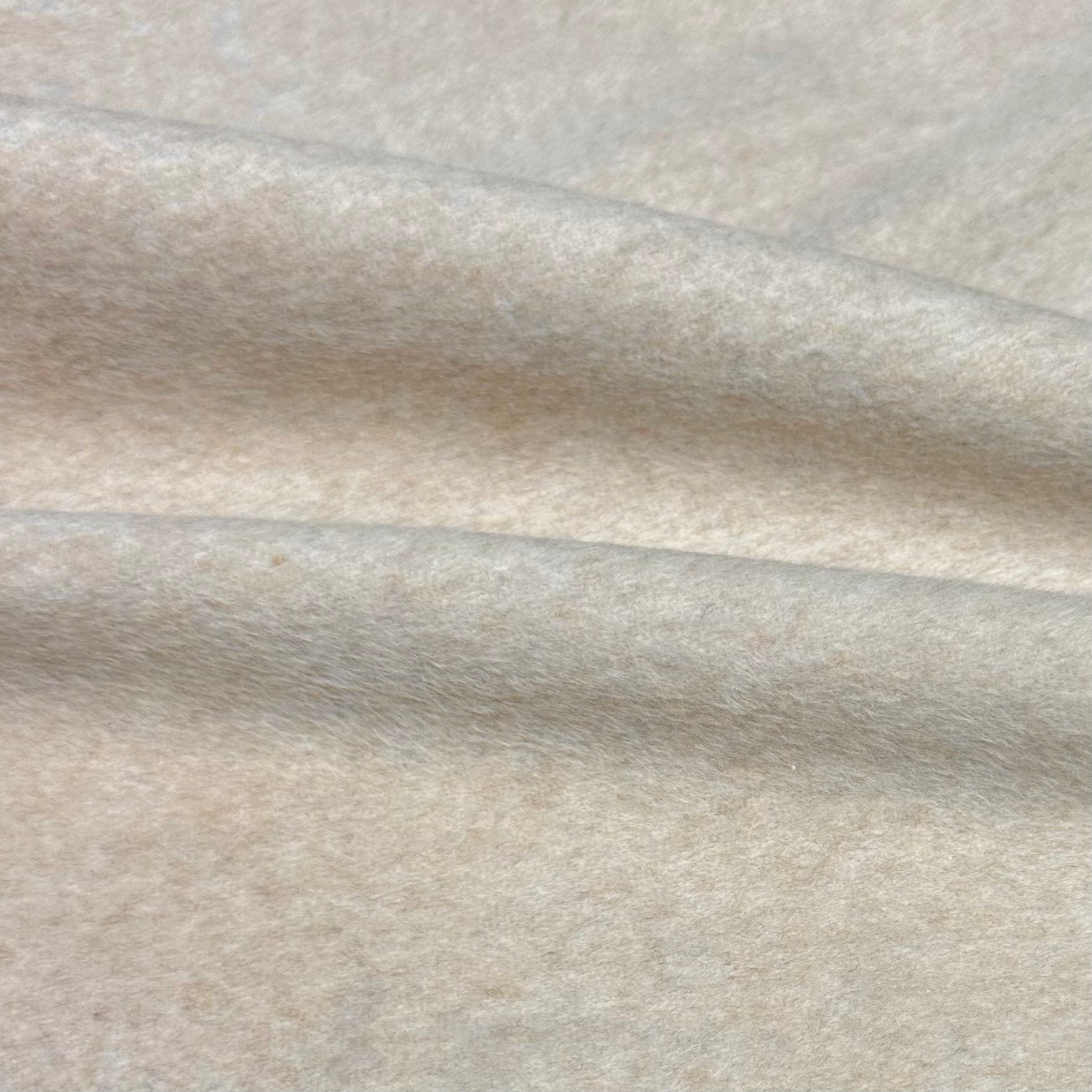 Mohair Wool Coating - Heather Beige
