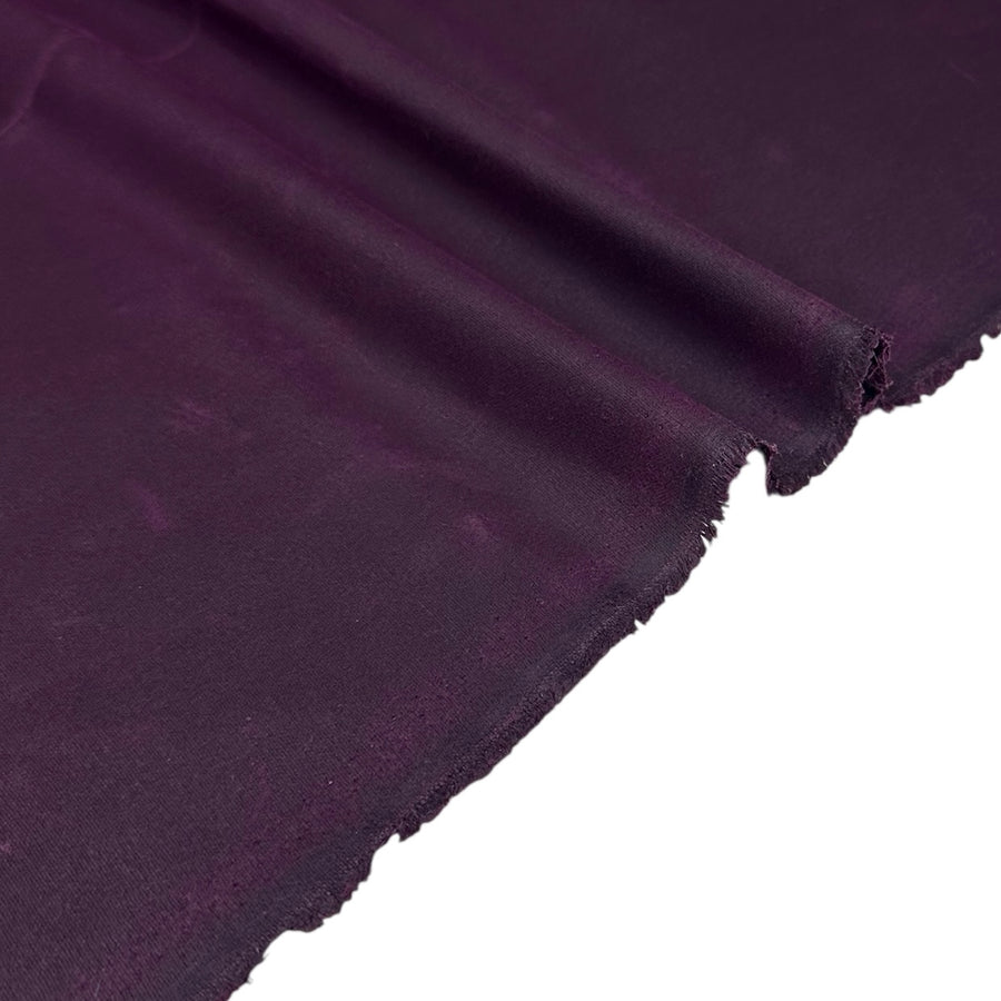 Waxed Cotton Canvas 13oz - Plum