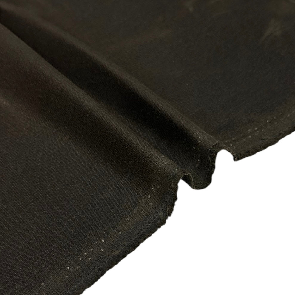 Waxed Cotton Canvas 13oz - Dark Brown