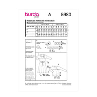 Burda Style 5980 - Dress & Blouse Sewing Pattern