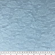 Stretch Floral Lace - White