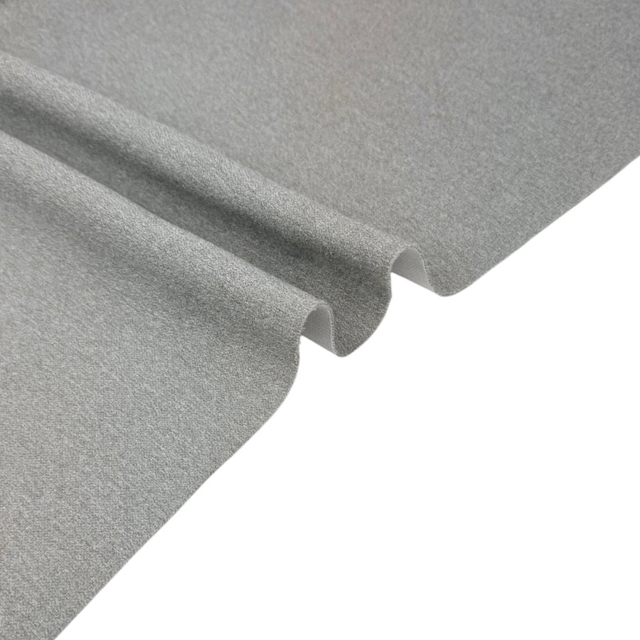 Chenille Interfaced Upholstery Remnant - Grey