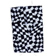 Printed Quilting Cotton Remnant - Checkered Flag