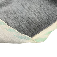Interfaced Chenille Upholstery Remnant - Grey